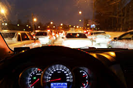 cara mengemudi di malam hari